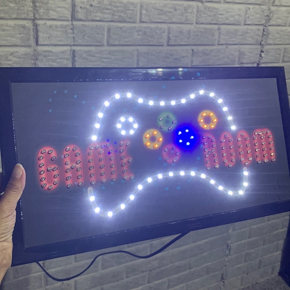 Illuminate Your Game Room with the Vibrant LED Light Up Sign bundle and SAVE - Picture 3 of 5